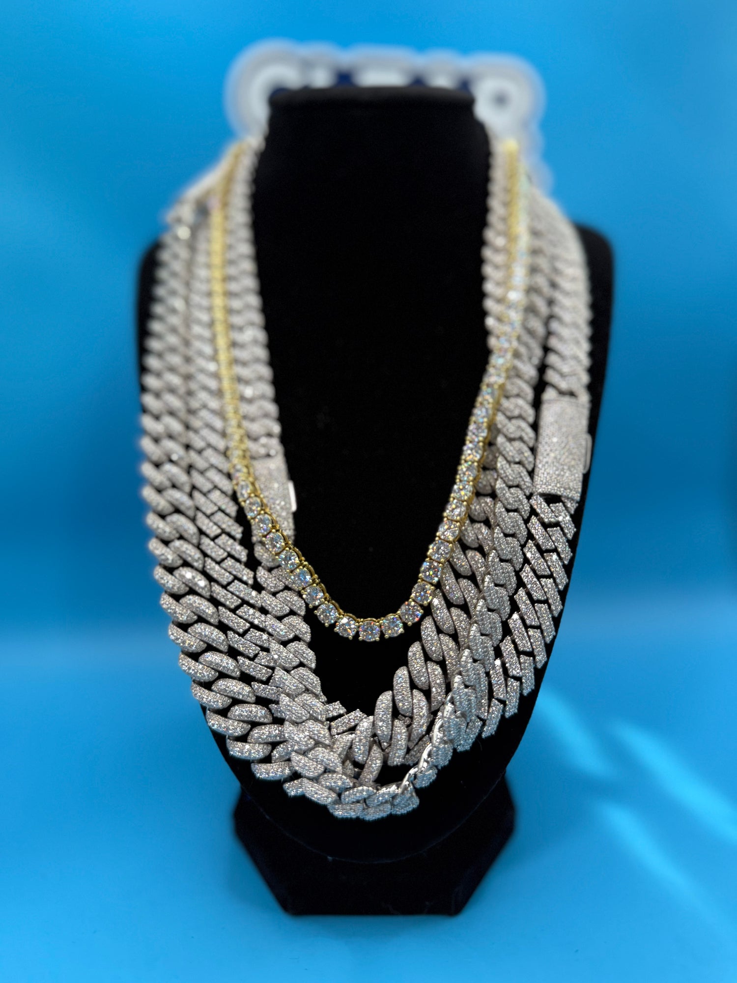 VVS Moissanite Chains | Solid 925 Sterling Silver Necklaces