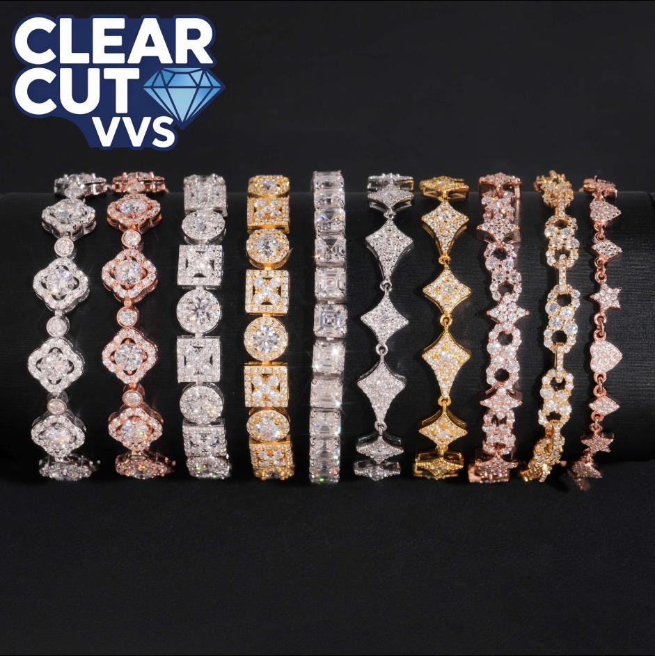 MOISSANITE 925 SILVER BRACELETS