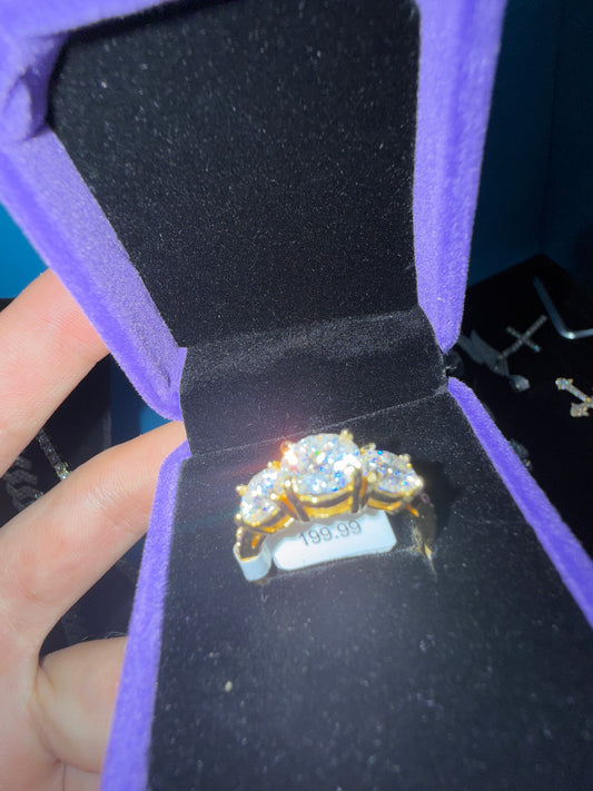 Radiant 4CT Moissanite Halo Ring | D-VVS | 925 Sterling Silver