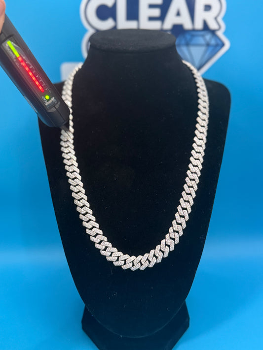 10MM MOISSANITE MIAMI CUBAN SOLID 925 SILVER