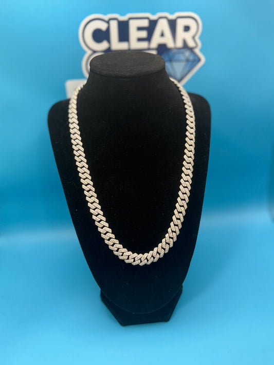 10MM MOISSANITE MIAMI CUBAN SOLID 925 SILVER