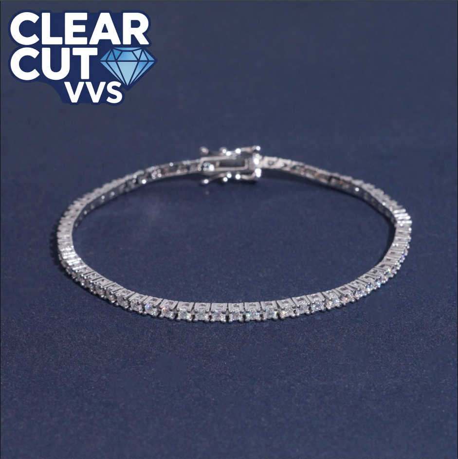 2MM MOISSANITE TENNIS BRACELET