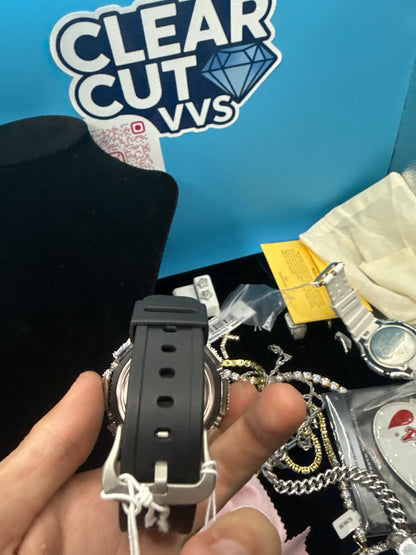 CUSTOM BLACK THORN MOISSANITE GSHOCK GA-2100