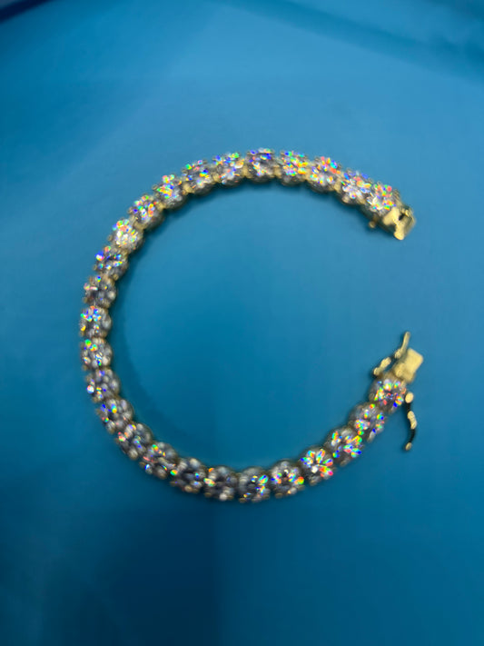 6.5MM MOISSANITE TENNIS BRACELET