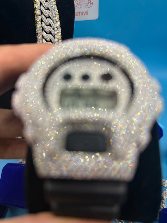 CUSTOM MOISSANITE GSHOCK DW6900