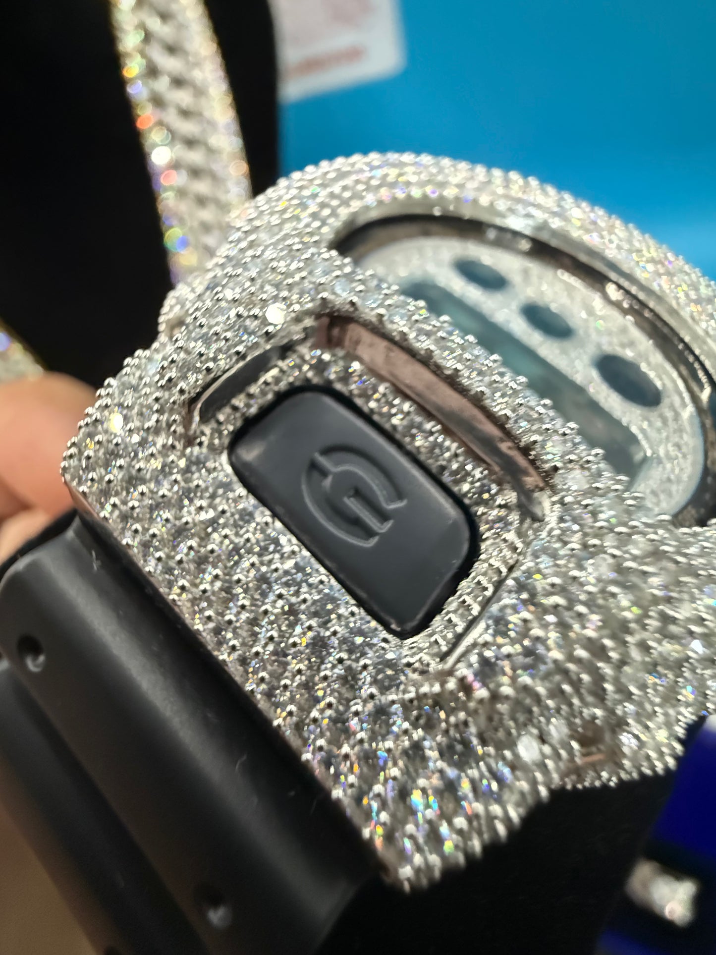 CUSTOM MOISSANITE GSHOCK DW6900