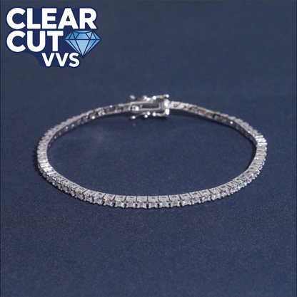 2MM MOISSANITE TENNIS BRACELET
